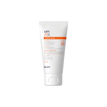 Crema Facial SPF20 Leti AT-4 50 ml