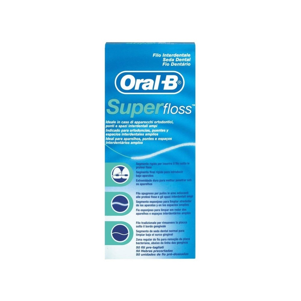 SuperFloss Oral B 50 ud