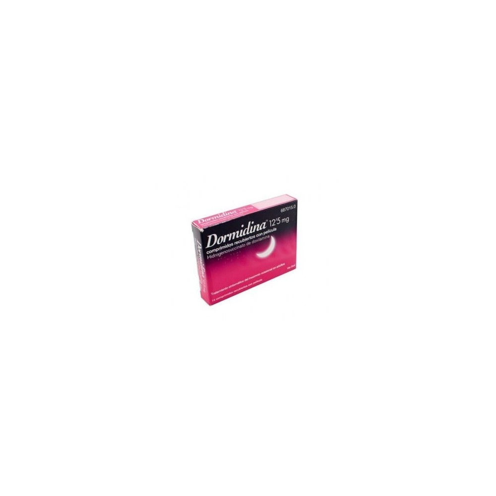 DORMIDINA 12,5 MG.14 COMP.RECU