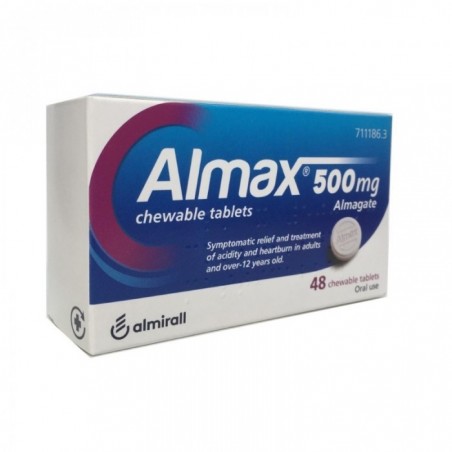 ALMAX  500 MG. 48 COMP.MASTIC.