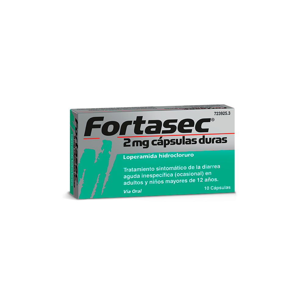 FORTASEC 2MG. 10 CAPS