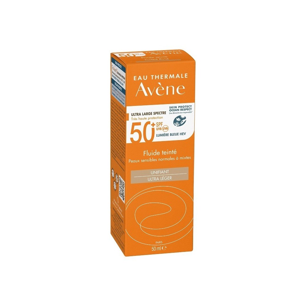 Avene Solar Fluído con Color SPF 50+ 50ml