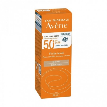 Avene Solar Fluído con Color SPF 50+ 50ml
