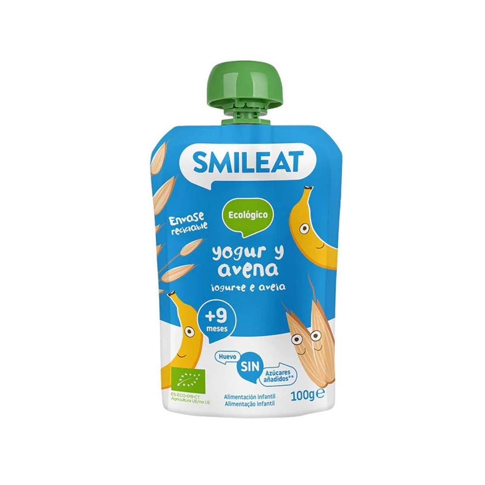 Smileat Pouch Bebible Yogur y Avena 100gr