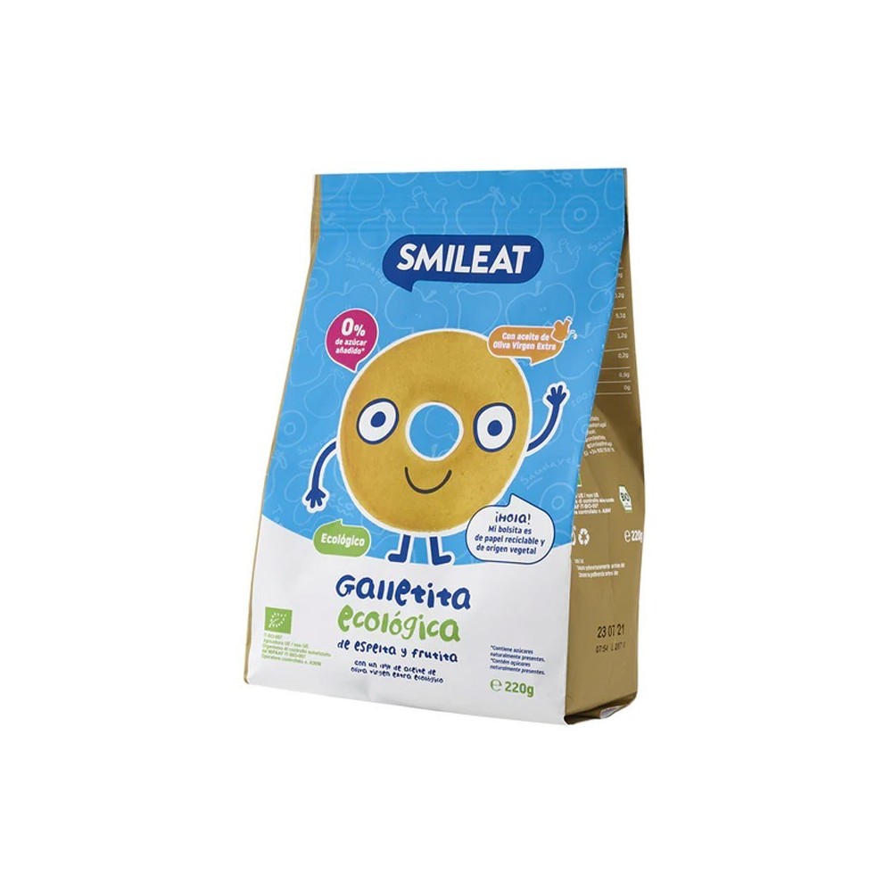 Smileat Galletas Espelta y Fruta 220 gr