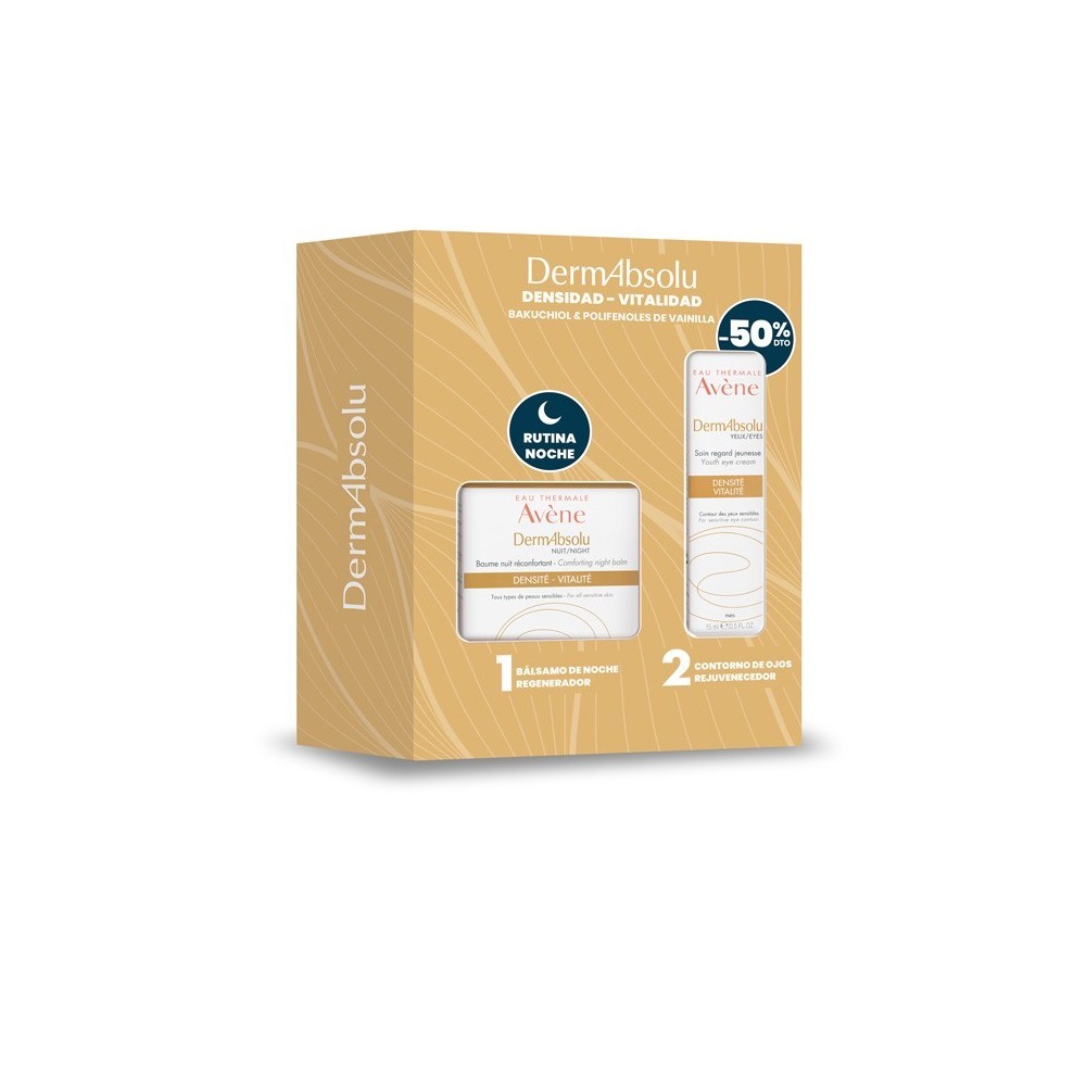 Avene Pack Dermabsolu Crema Noche+Contorno Ojos