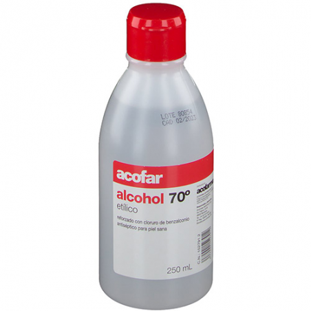 ALCOHOL 70º 250 ML      ACOFAR