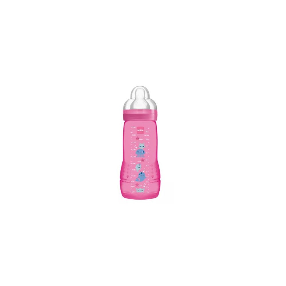 Biberon Easy Active Baby Bottle Rosa 330ml MAM