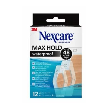 NEXCARE MAX HOLD 12UDS SURTID.