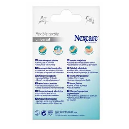 NEXCARE TIRAS TEXTIL 20T.SURTI