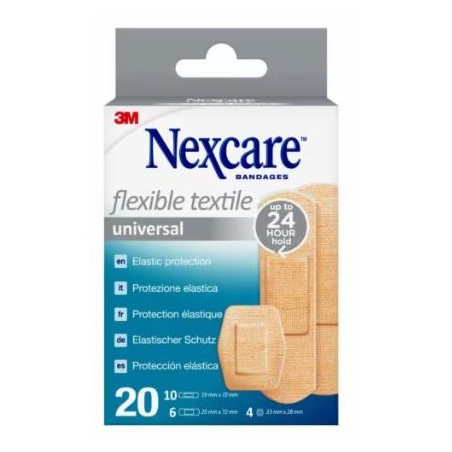 NEXCARE TIRAS TEXTIL 20T.SURTI