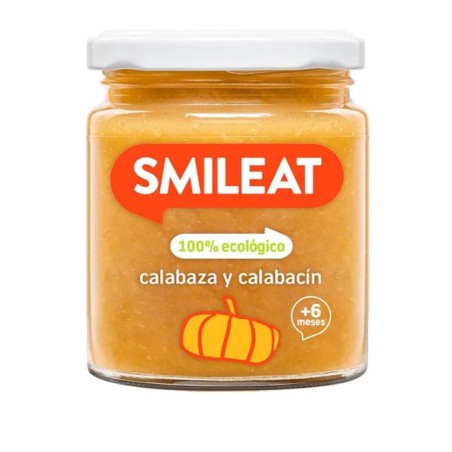Smileat Potito Calbaza y Calabacín 230gr