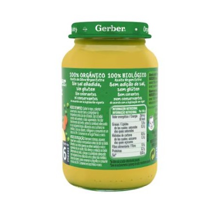 Potito Orgánico Guisante/Patata/Pollo 190gr Gerber