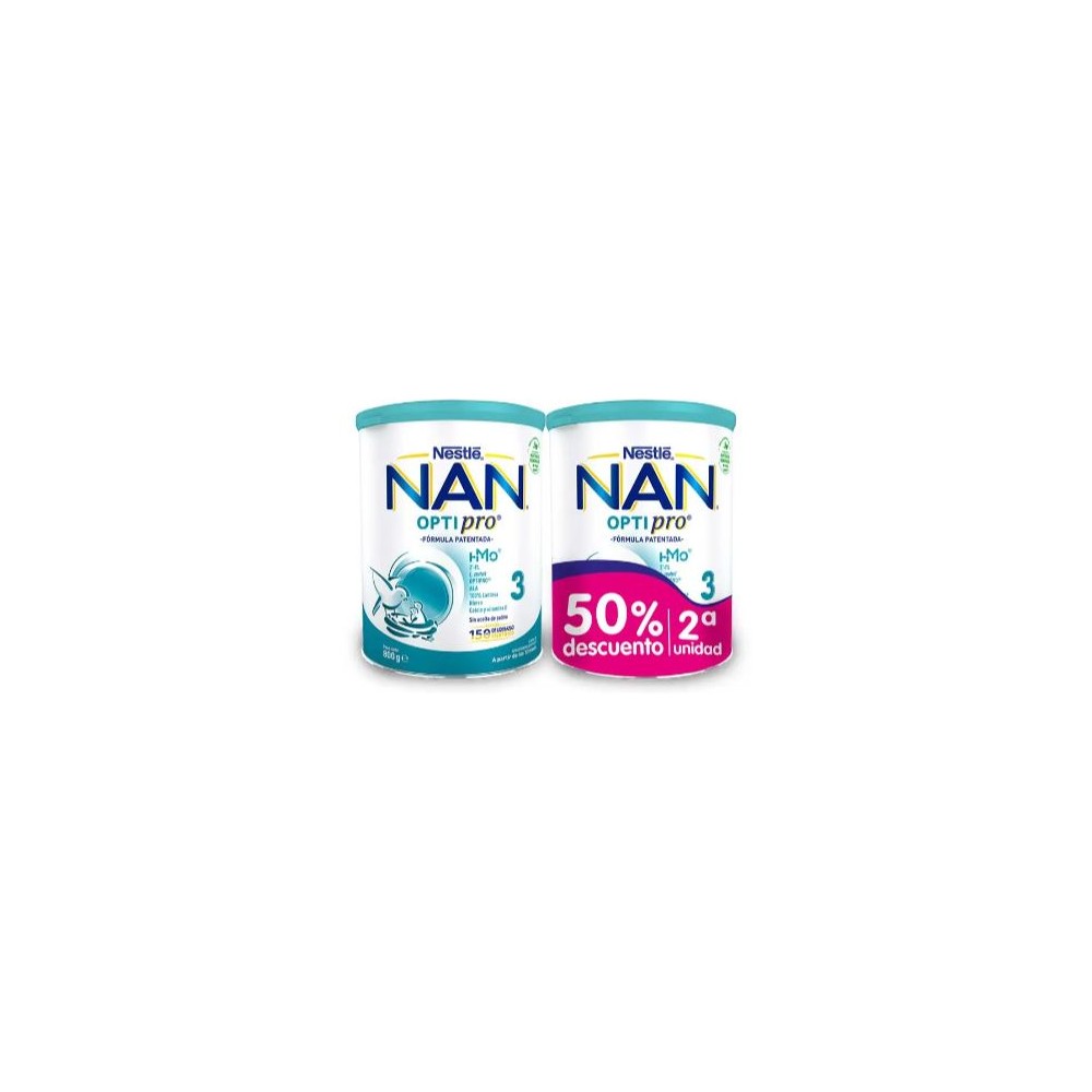 NAN 3 Optipro Pack Duplo 2ºud 50%
