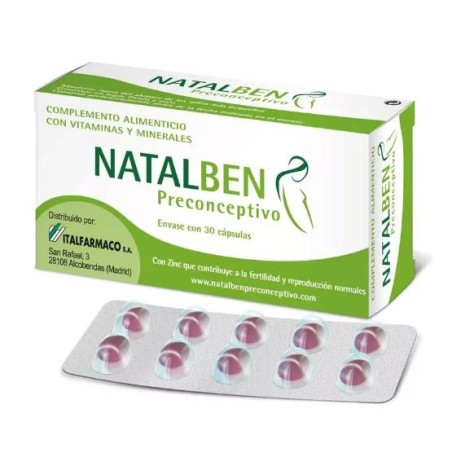 Natalben Preconceptivo 30 Caps.