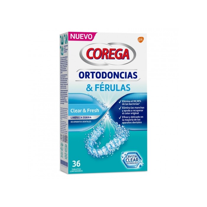 Corega Ortodoncias 36 Tabs
