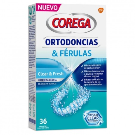 Corega Ortodoncias 36 Tabs
