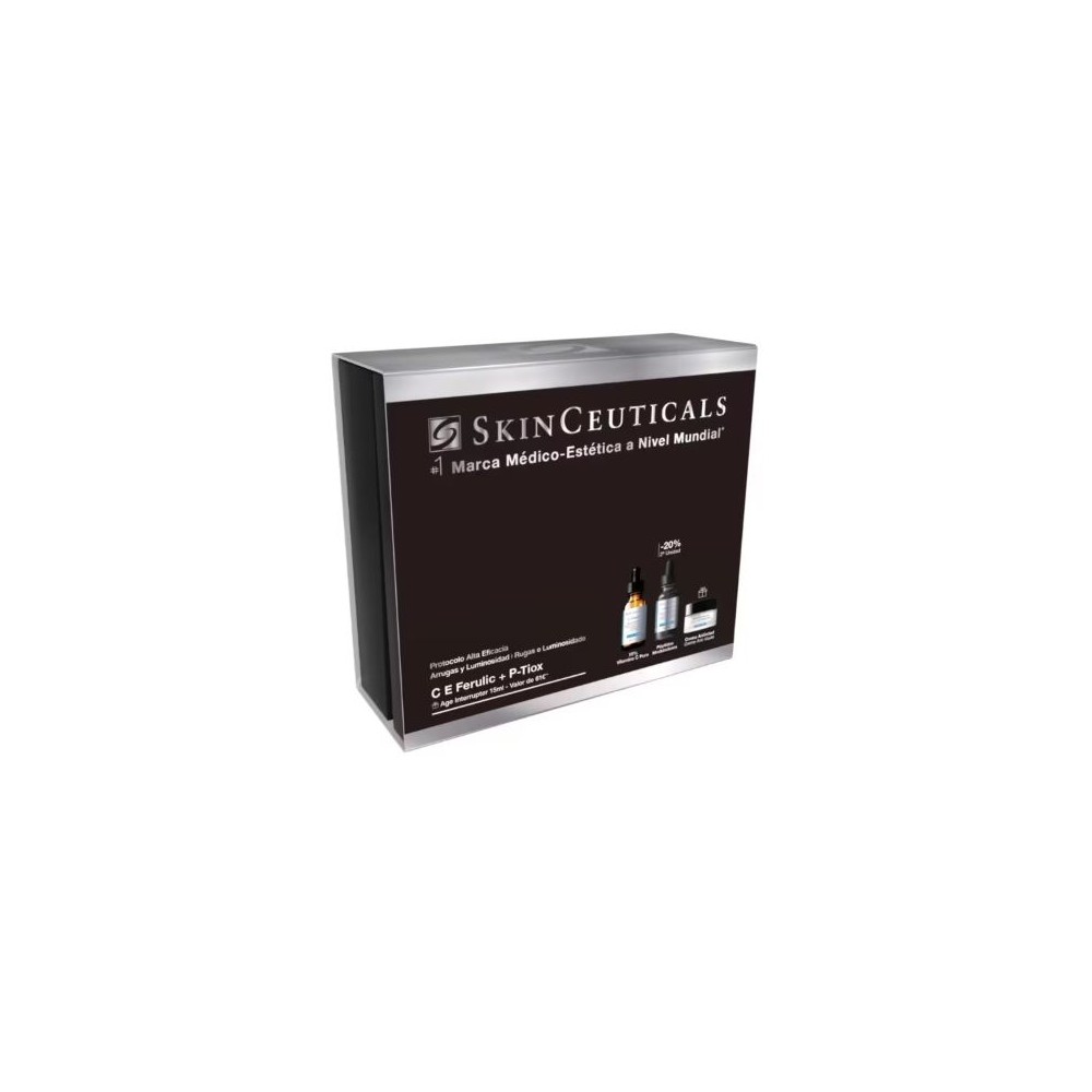 Cofre C E Ferulic+P-Tiox+Regalo AGE Interrup 15 ml SkinCeut